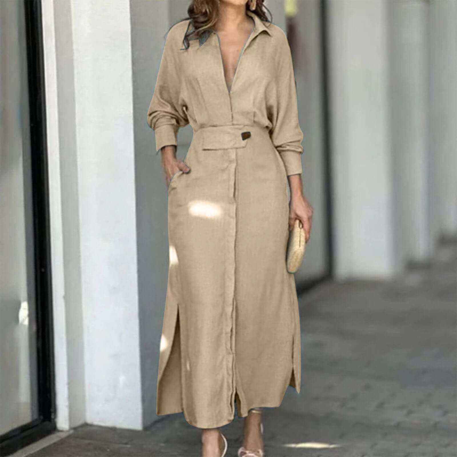 Maxi Shirt Dress